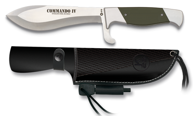 Faca K25 Comando Iv Steel 8cr13. G10