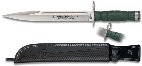 Baioneta K25 Commando Verde Cnc 26cm