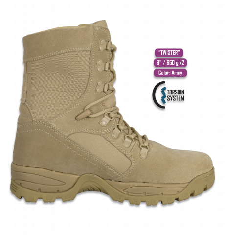 Bota Barbaric Tan Twister 9 Exército. 45