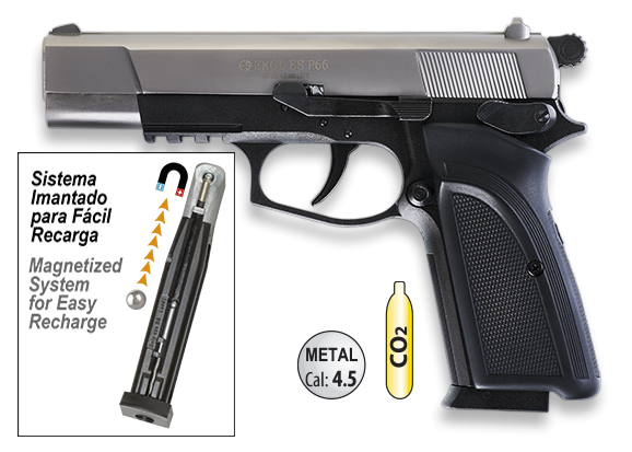 Ekol Es P66 White Co2 Pistol Cal. 4.5