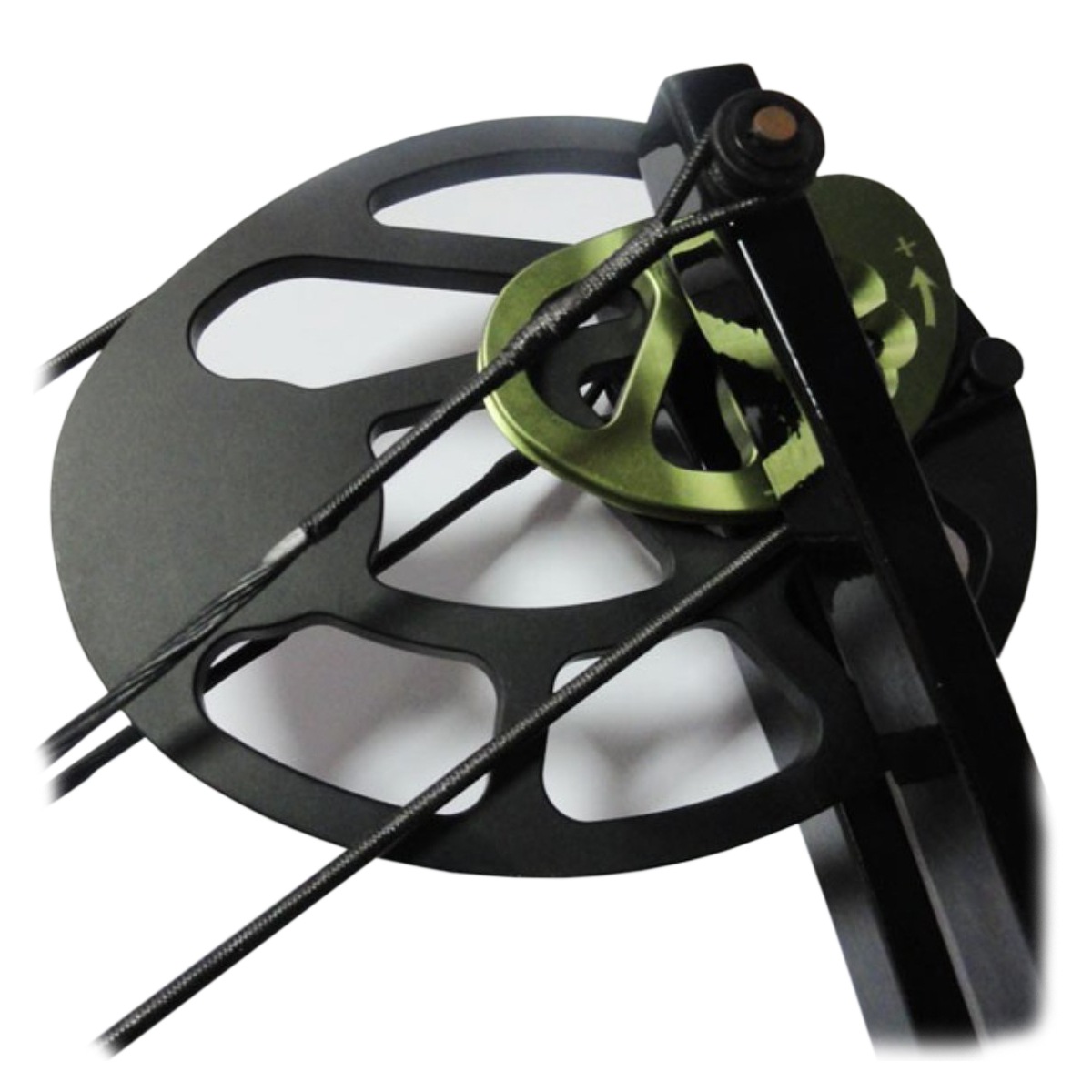 Arco de polia composto Hellbow 26-30/50-70 LBS ajustável cor preta para destros, tem visor de 2 pinos