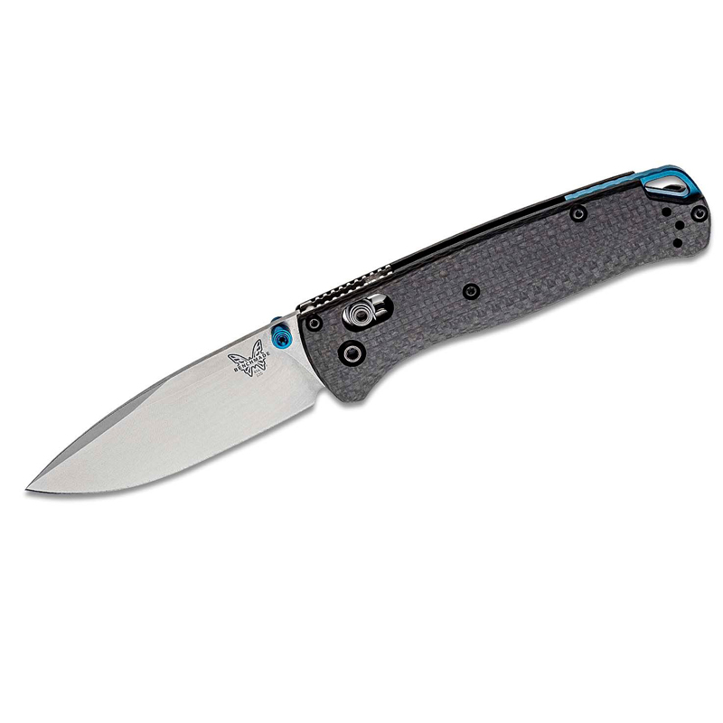 Faca Dobrável STE-535-3 Faca Dobrável CPM-S90V em aço inoxidável 59-61 HRC) comprimento 18,95 ,Cabo em aço carbono com forros em aço inoxidável