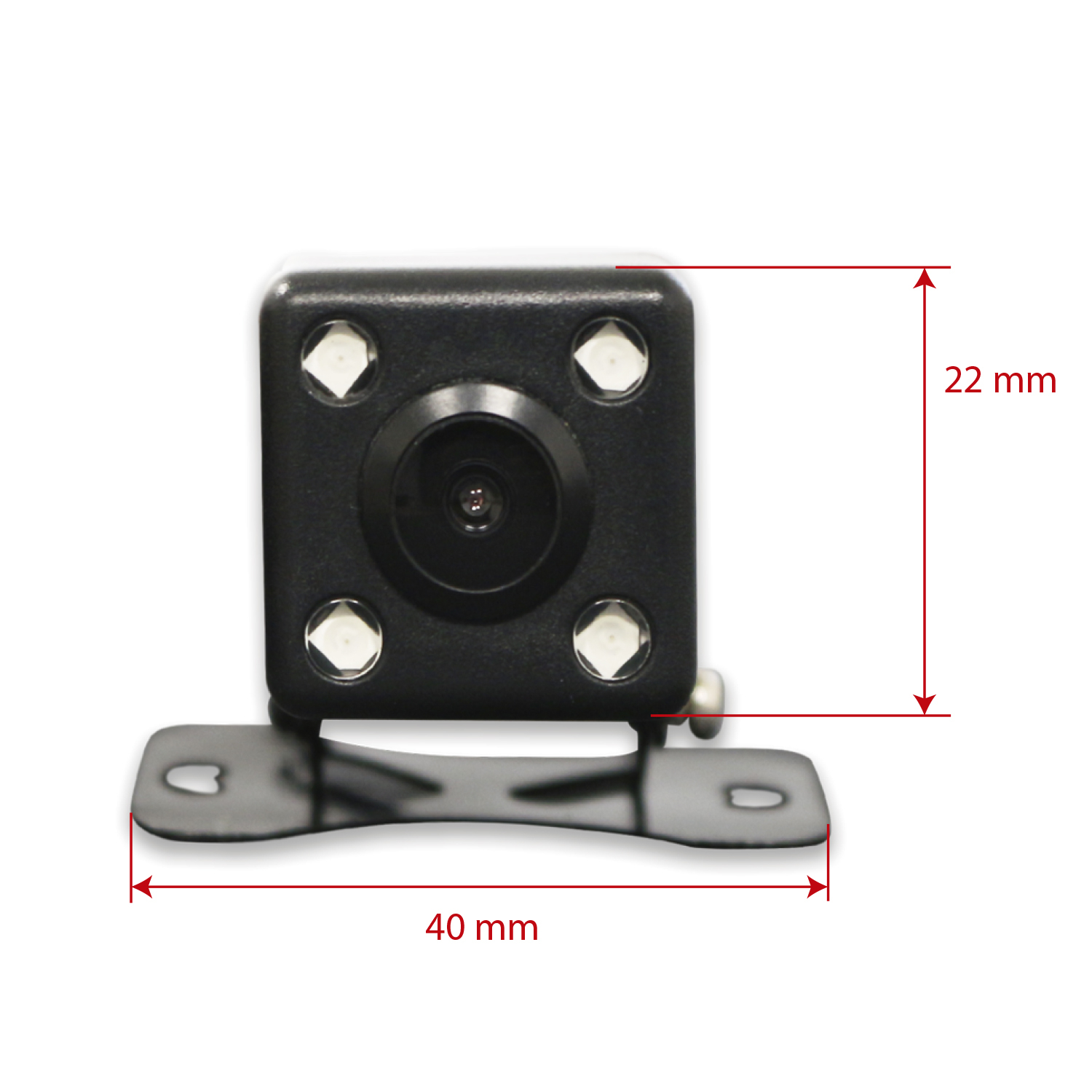 Câmera de inversão de infravermelho 66x85x25 mm, ideal para todos os tipos de veículos ópticos Sharp CCD 536CL