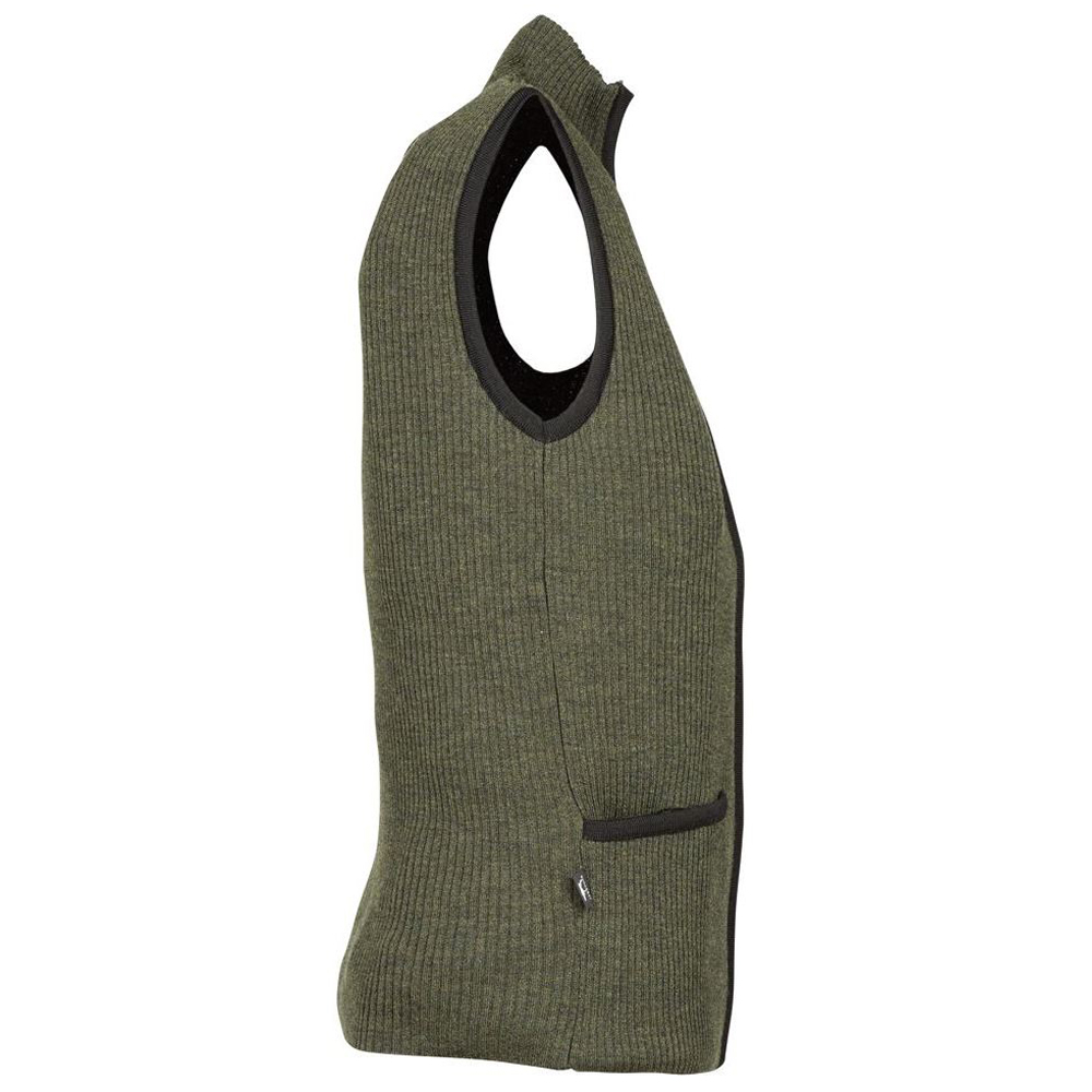 Jagdmund ADMONT colete de caça unissexo canalé 100% merino, tamanho 52 L