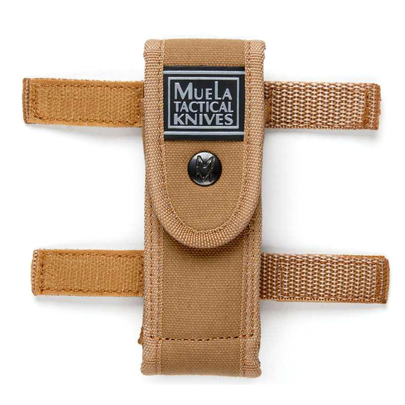 Bainha de cordura Muela F/PANZER-DES, apropriado para faca tática, cor, tamanho do deserto 130 x 50 mm