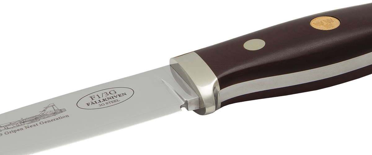 Faca Fallkniven F1 Jas próxima geração 3G, lâmina de 10 cm, edição limitada, Brown Micarta lidar com estojo de couro preto de aço