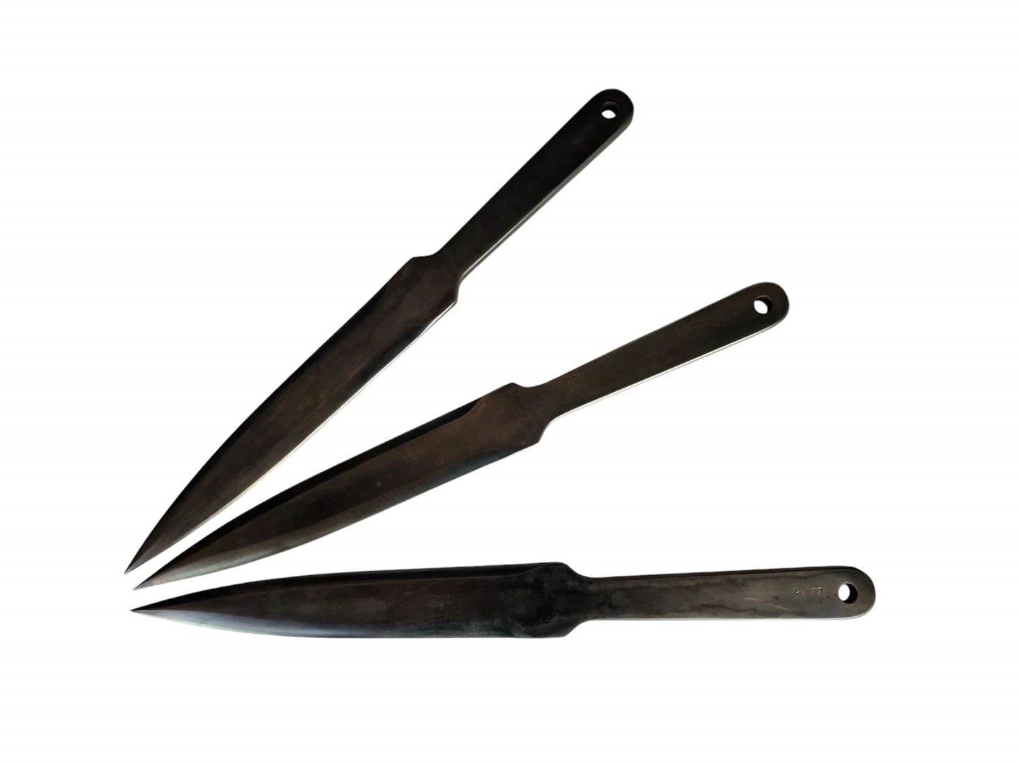 Noze do rzucania sportowego kal22 lider 3szt czarne