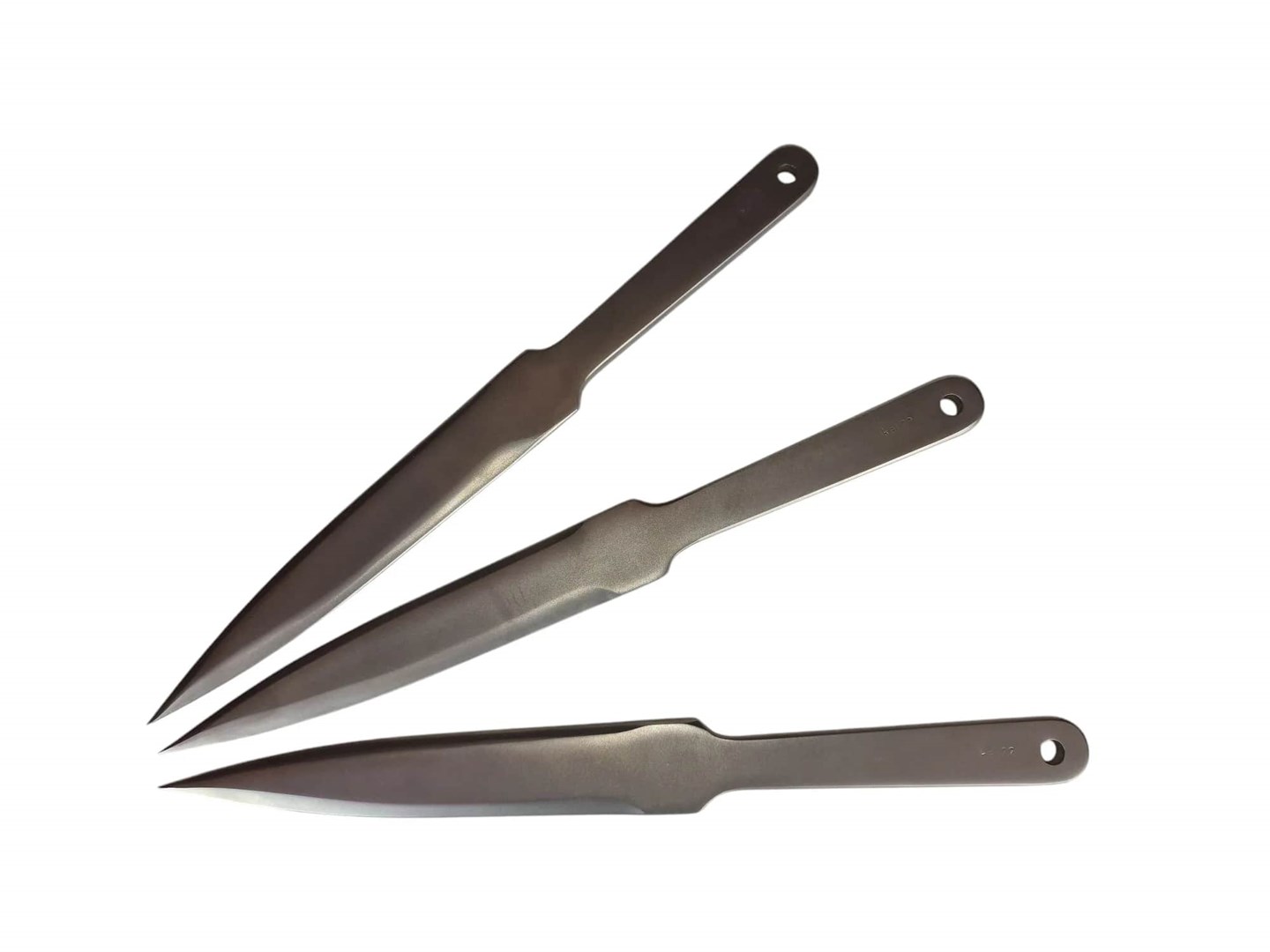 Noze do rzucania sportowego kal22 lider 3szt srebrn