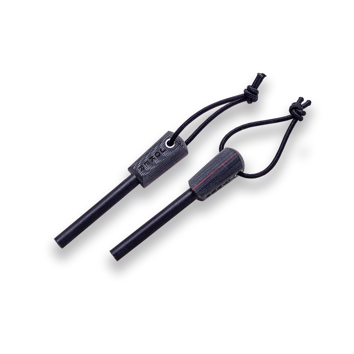 Faca de sobrevivência Joker Ember CM122-P, lâmina de 10,5 cm Sandvik, bainha de couro com pederneira e mango Micarta Canvas, ferramenta de pesca, caça, acampamento e trekking